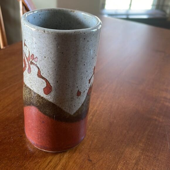 Handmade Signed Art Pottery Tumbler - Picture 3 of 5